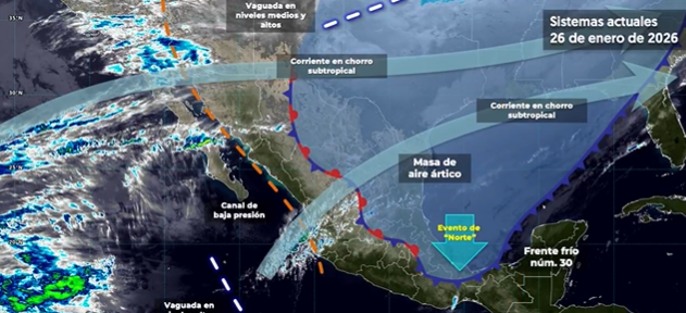 PopOx pone a Campeche en modo invierno; frente frío traerá viento y lluvias