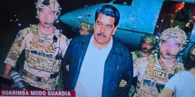 Arresta Estados Unidos a Maduro y su esposa en Caracas