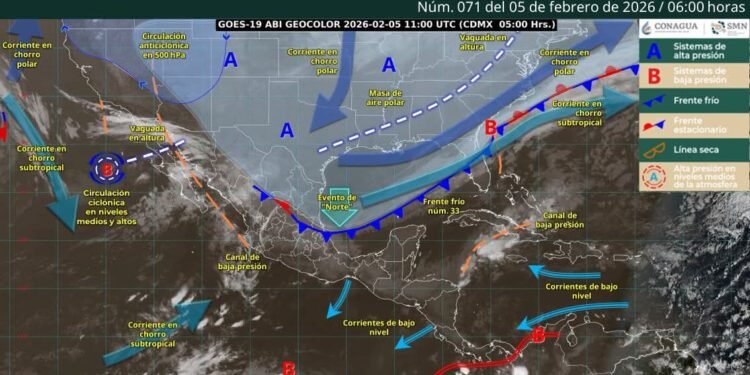 El invierno se resiste a irse; frente frío 33 bajará el termómetro hasta los 8 grados