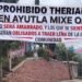 Comunidades de Oaxaca colocan mantas contra “therians”