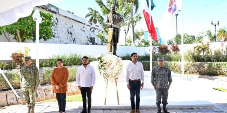 Campeche celebra su origen: conmemoran 202 años del forjador del estado