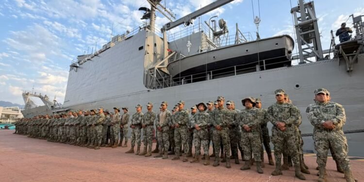 Marina intensifica presencia en Jalisco; despliega 103 infantes en Puerto Vallarta