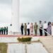 Campeche rinde homenaje a la Constitución entre viento y lluvia