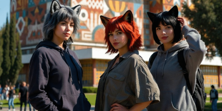 Llegaron todos… menos los therians a la cita en Ciudad Universitaria UNAM