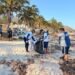 Realizan esfuerzo ambiental; Marina y voluntarios limpian Playa San Lorenzo