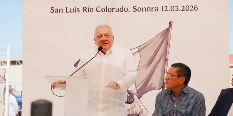 Rafael Fernando Marín Mollinedo arranca obra de 400 mdp para modernizar aduana clave en Sonora