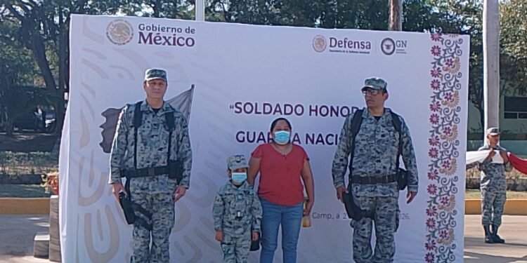 Pequeña guerrera: Abril Esmeralda cumple su sueño con la Guardia Nacional