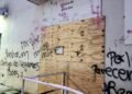 Vandalismo durante marcha del 8M deja daños en edificios del Centro Histórico