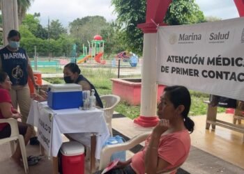 Más de 800 atenciones médicas deja programa de Marina en Campeche