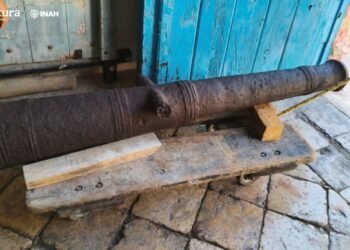 Cañón colonial se suma al patrimonio histórico, ¿en dónde lo exhibirán?