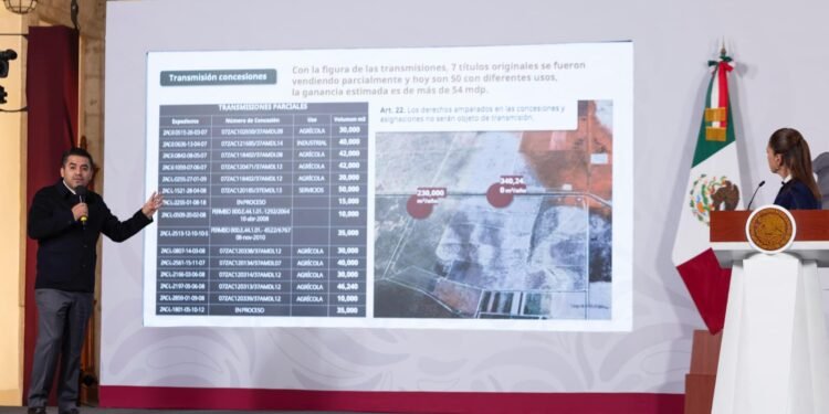 Sheinbaum va contra el mercado negro del agua con nueva ley