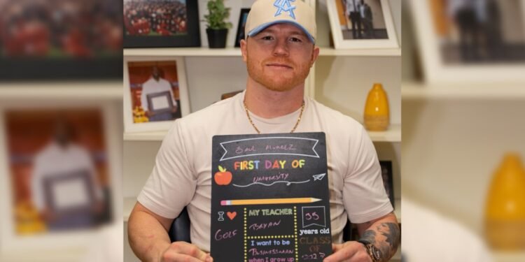 Saúl “El Lic.” Álvarez da lección de vida: regresa a estudiar y se roba las redes