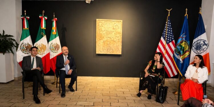 Recuperan en Nueva York un dintel maya con siglos de historia