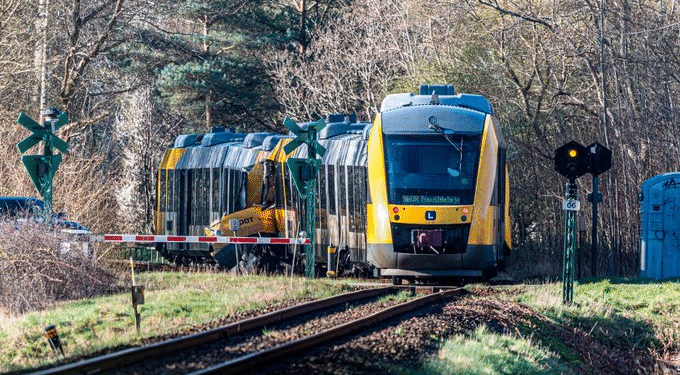 Así ocurrió el choque de trenes que puso en alerta a Dinamarca