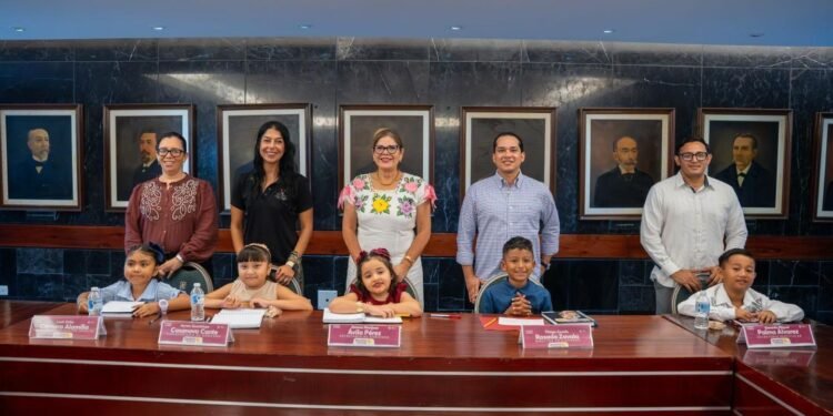 “Gabinete Infantil” Toma el mando por un día; así celebra Campeche el Día del Niño