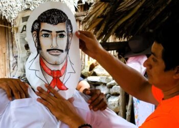 El Caballero de Fuego volverá a arder en Nunkiní; así es el ritual que une historia y devoción