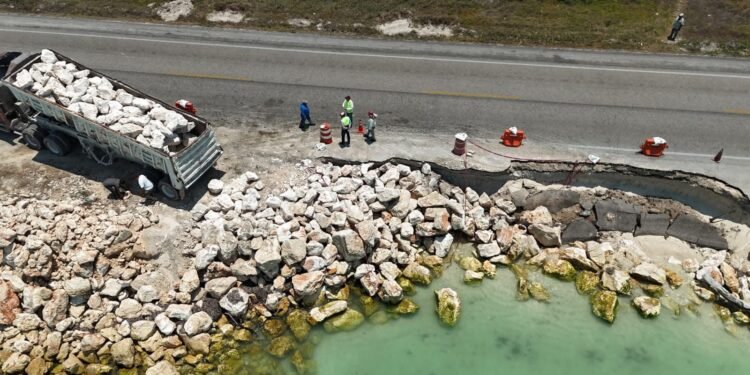 ¿Qué pasó con la carretera costera en Sabancuy? Aquí te lo decimos