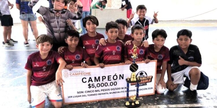 Instituto Mendoza se corona con goleada en el Mundialito Infantil