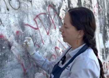 Hacen recuento de patrimonio histórico dañado durante la marcha del 8M