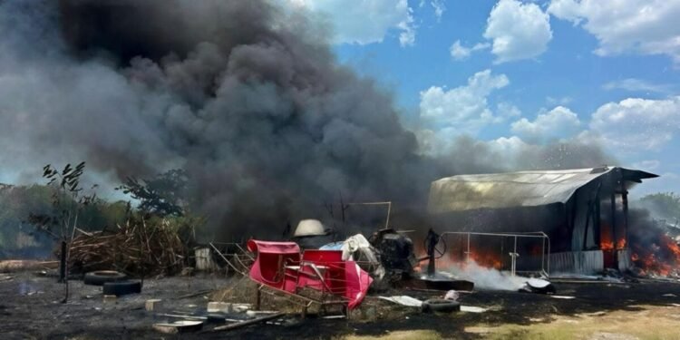 ¿Simple accidente? Incendio en propiedad de figura política desata rumores y tensión