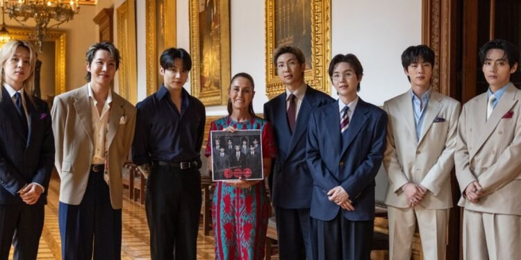 ¿Ya viste el video inédito de BTS en Palacio Nacional? Aquí te lo mostramos
