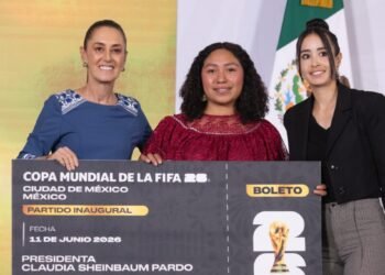 ¿Quién ganó el boleto que FIFA regaló a Sheinbaum?