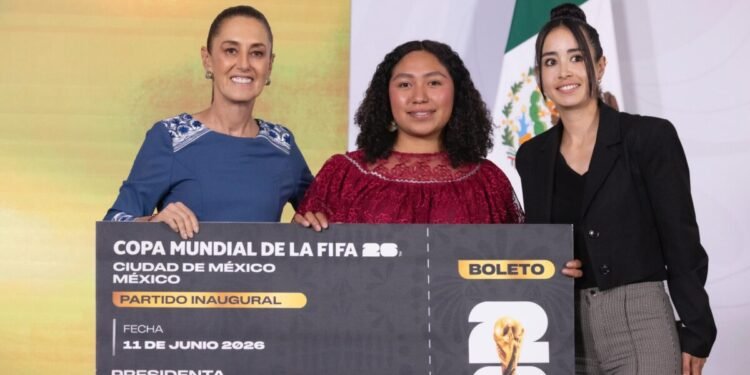 ¿Quién ganó el boleto que FIFA regaló a Sheinbaum?