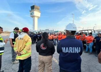 Aeropuerto bajo amenaza: brigadistas luchan contra feroz incendio