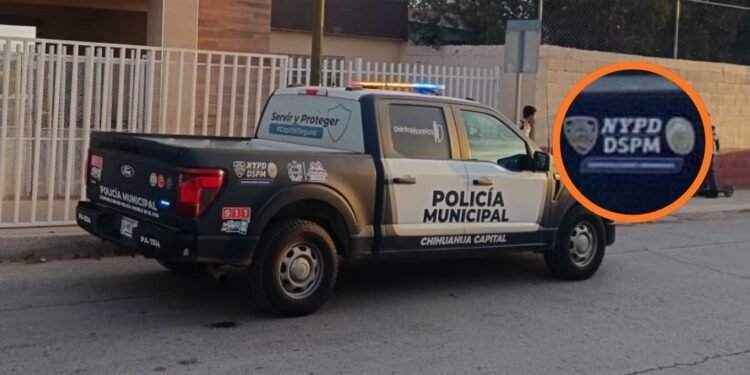 ¿Chihuahua se americaniza? Patrullas portan logos de la Polícia de Nueva York