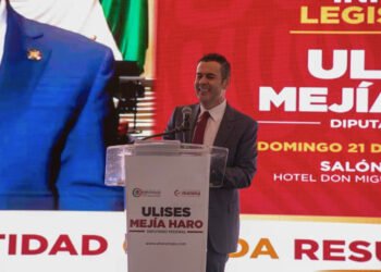 Ulises Mejía da el salto: deja San Lázaro y va por el liderazgo de la 4T en Zacatecas