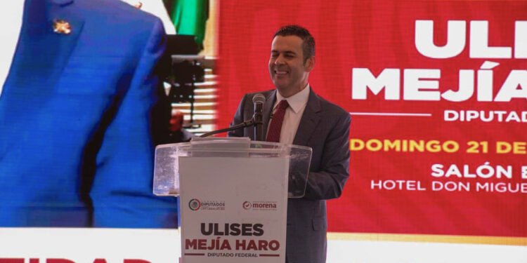 Ulises Mejía da el salto: deja San Lázaro y va por el liderazgo de la 4T en Zacatecas