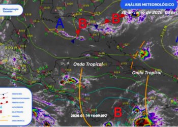 ¿Tormenta rumbo a Carmen? Lanzan alerta por lluvias intensas y fuertes vientos