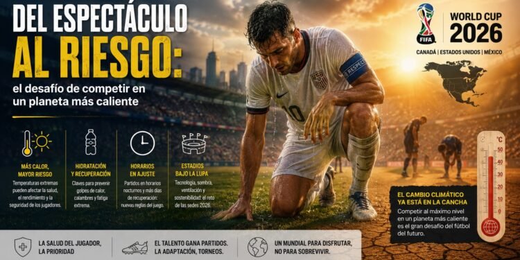 Golpes de calor y estrés térmico, amenazas invisibles para los jugadores y aficionados