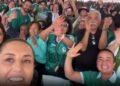 Sheinbaum se suma a la fiesta mundialista desde el Deportivo Hermanos Galeana
