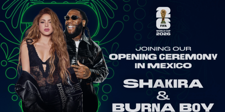 ¡Todo listo para la fiesta! Shakira y Burna Boy encenderán la inauguración del Mundial en México