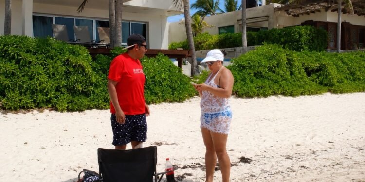 Extranjera reclamó una playa como suya y terminó provocando una fiesta mexicana