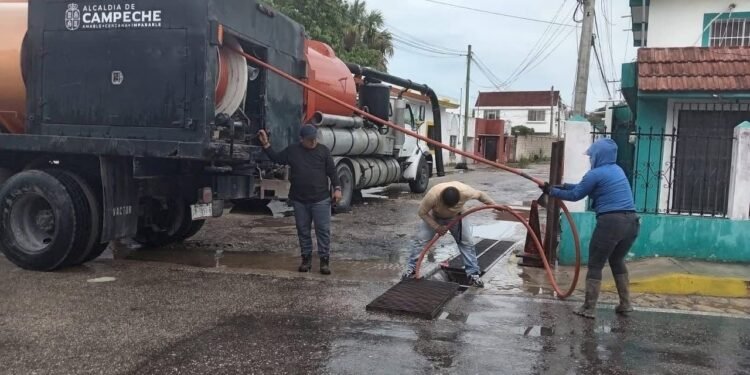¿Lluvias adelantadas? Campeche refuerza limpieza y desazolve contra inundaciones