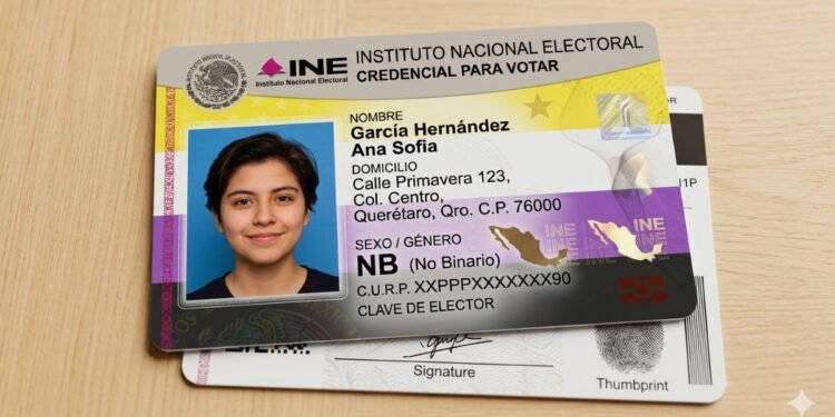 ¿Hombre, mujer o NB? La nueva INE rompe esquemas e incorpora la opción “No Binario”
