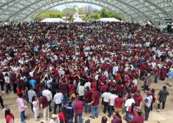 El Domo del Jaguar rugió por Sheinbaum; miles acudieron al llamado en Campeche