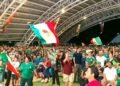 Campeche celebra el triunfo del TRI en el domo del jaguar