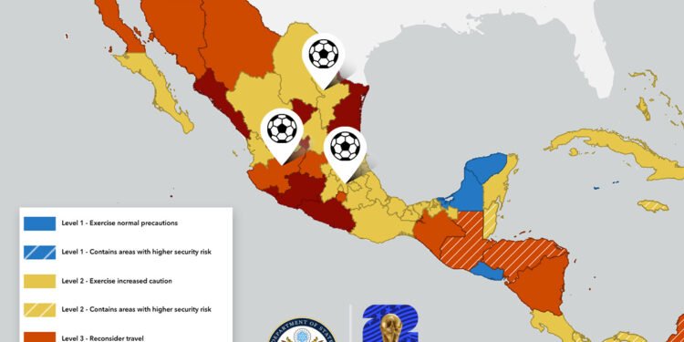 México rumbo al Mundial y EU insiste en medir sus riesgos. Así es su mapa