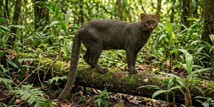 ¡Histórico! Captan por primera vez a un jaguarundi en Hidalgo