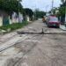 ¡Peligro en la Nacozari! poste de CFE se desploma y amenaza a vecinos
