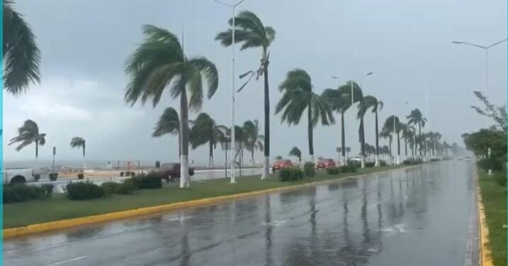¿Qué pasó en Campeche? Una turbonada con ráfagas de 68 km/h activan alerta