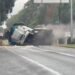 Accidente de un tráiler con sustancia peligrosa paraliza la México-Cuernavaca