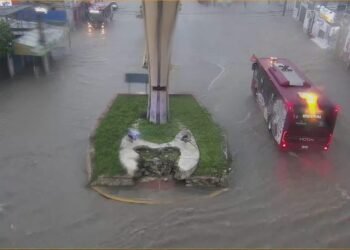 ¿Campeche bajo el agua? Lluvias colapsan vialidades y activan operativo de seguridad