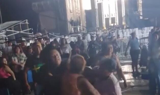 ¿Qué pasó en el concierto de Yuridia? Riña a pedradas y caos en la Feria del Carmen