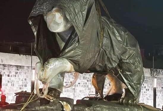 Jaguar gigante enciende la polémica antes del Informe de Gobierno de Layda Sansores