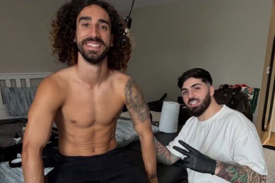 De las palabras a la piel: Cucurella se tatúa a Luis de la Fuente después del mundial
