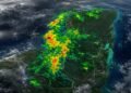Lluvias fuertes no dan tregua en Campeche y el sureste; este es el pronóstico para las próximas horas
